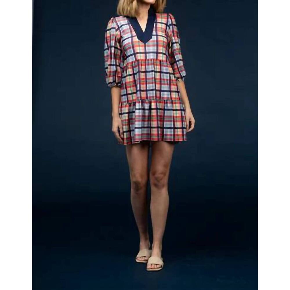 NEW SMITH & QUINN tory dress in coastal plaid
